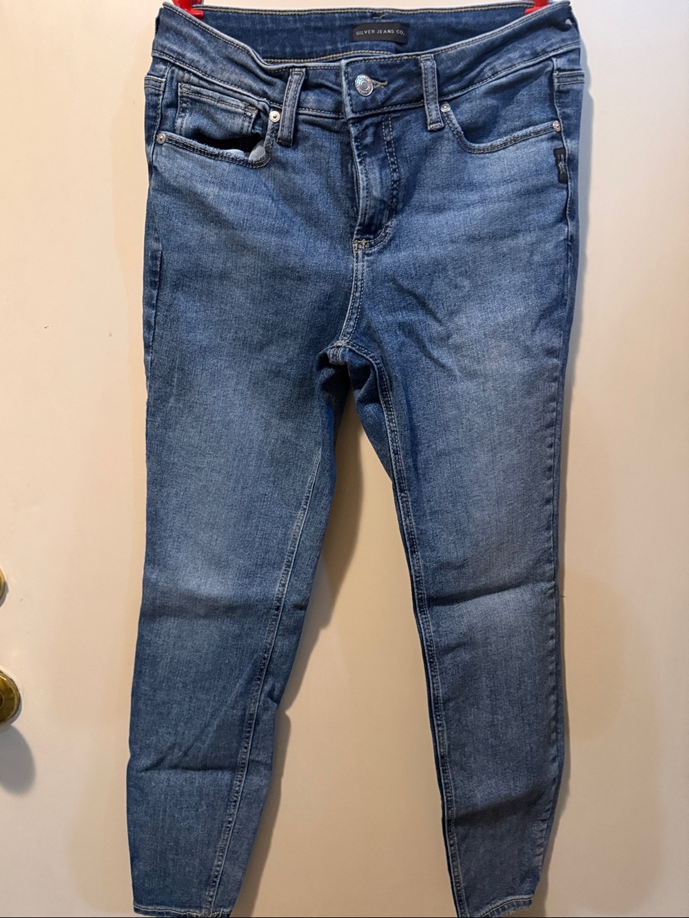 Silver Jeans Women's Medium Blue Skinny Jeans